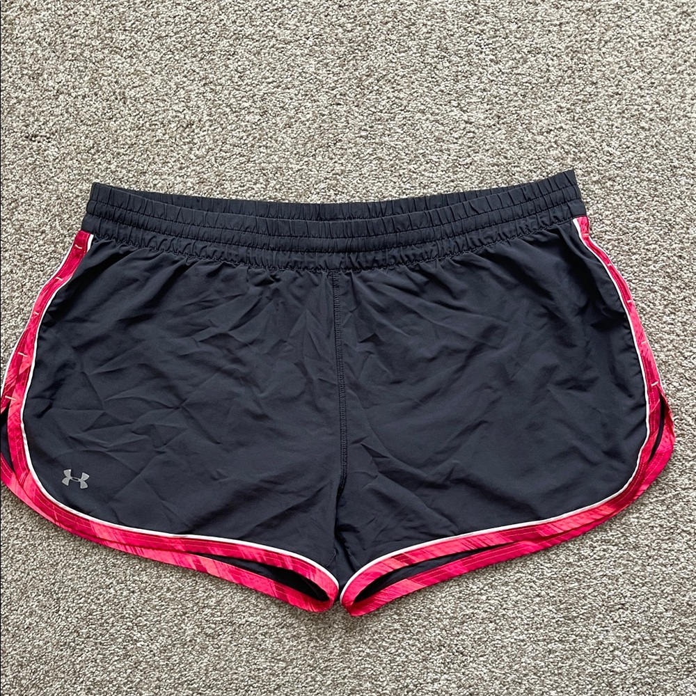 Under Armour Women's Athletic Shorts in Gray and Pink